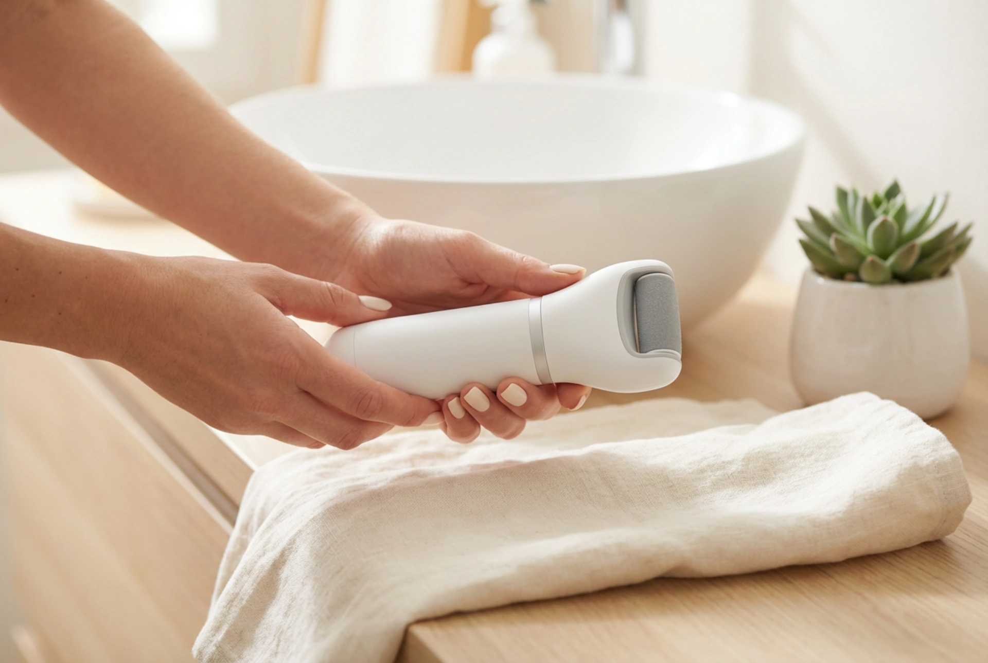 Lixa de pé elétrica: como escolher o rolo e usar com segurança