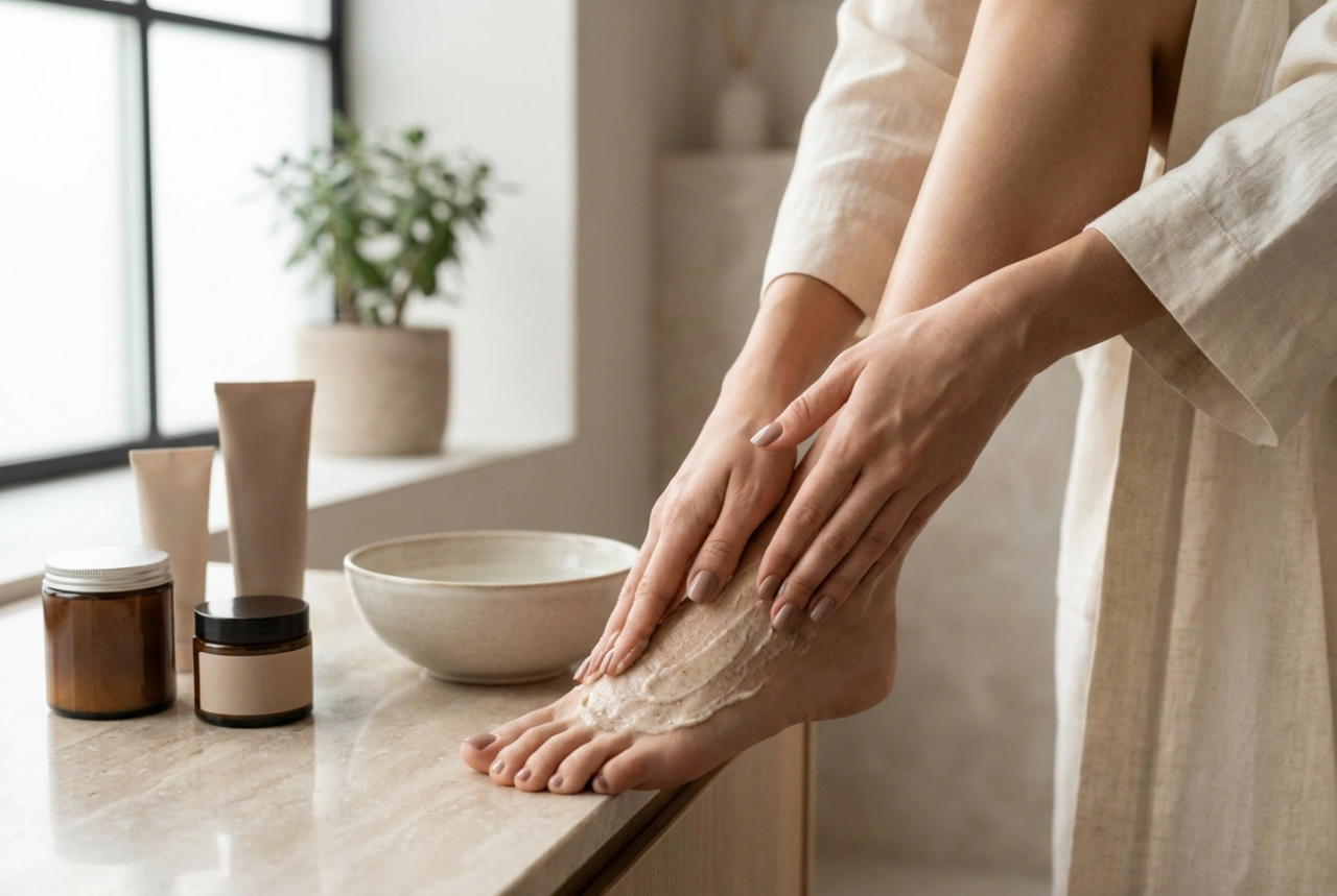Esfoliação dos pés na rotina de cuidados: como escolher o produto e massagear