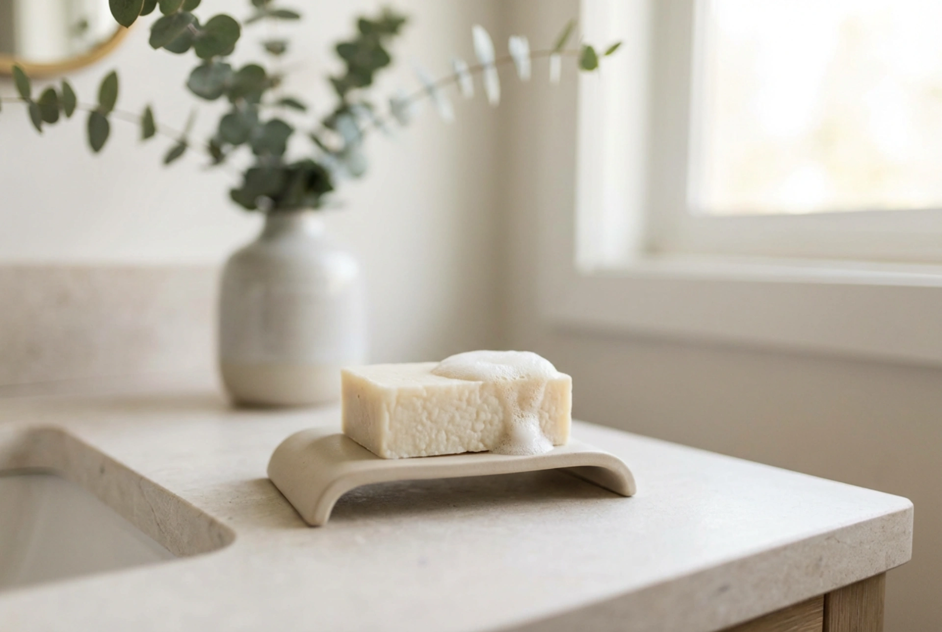 Sabonete de leite de cabra: limpeza suave, espuma e armazenamento da barra