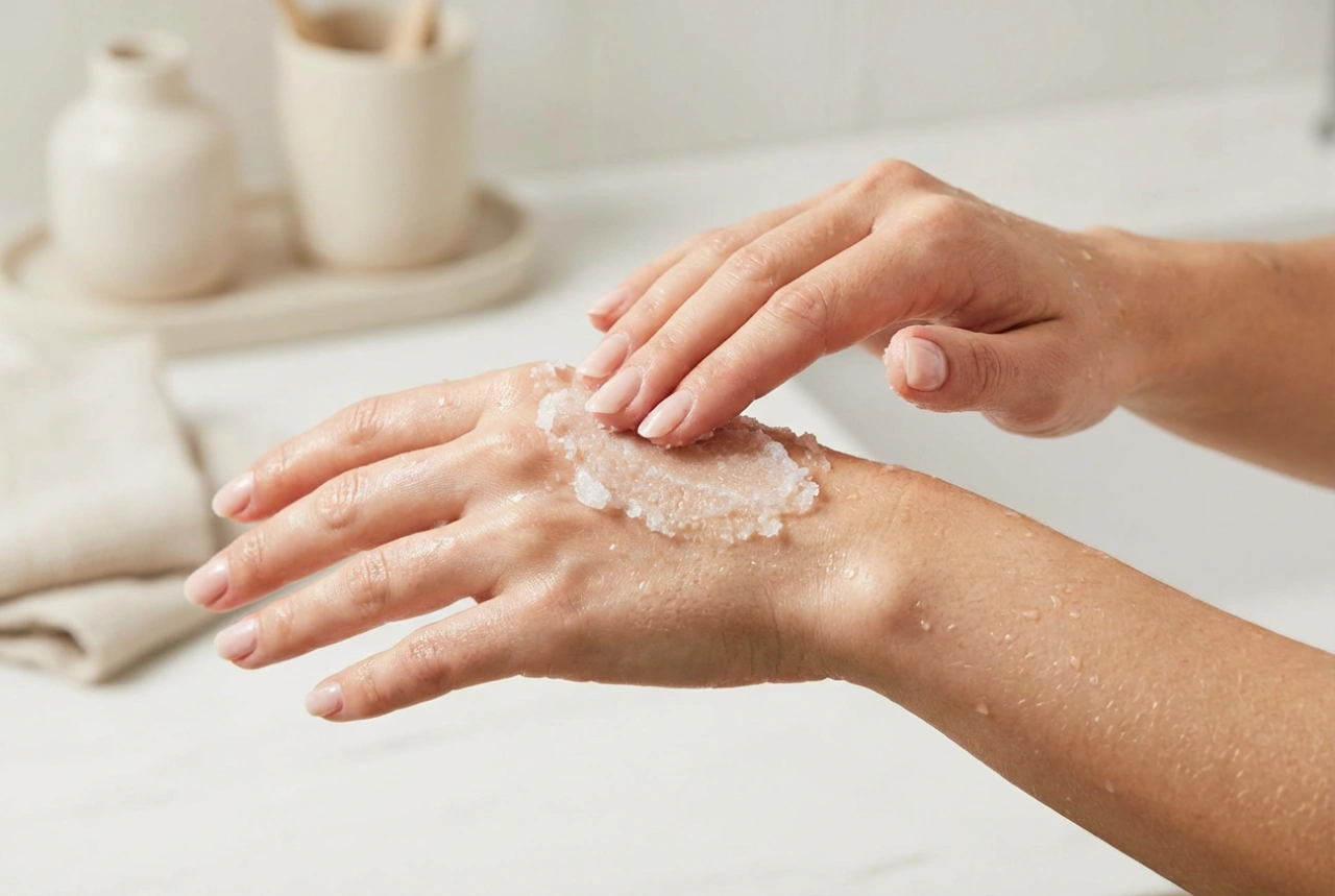 Esfoliante de açúcar: um método simples para uma pele macia e melhor absorção