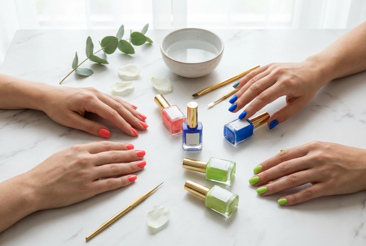 Unhas de gel claras passo a passo: como escolher a cor e obter a cobertura perfeita