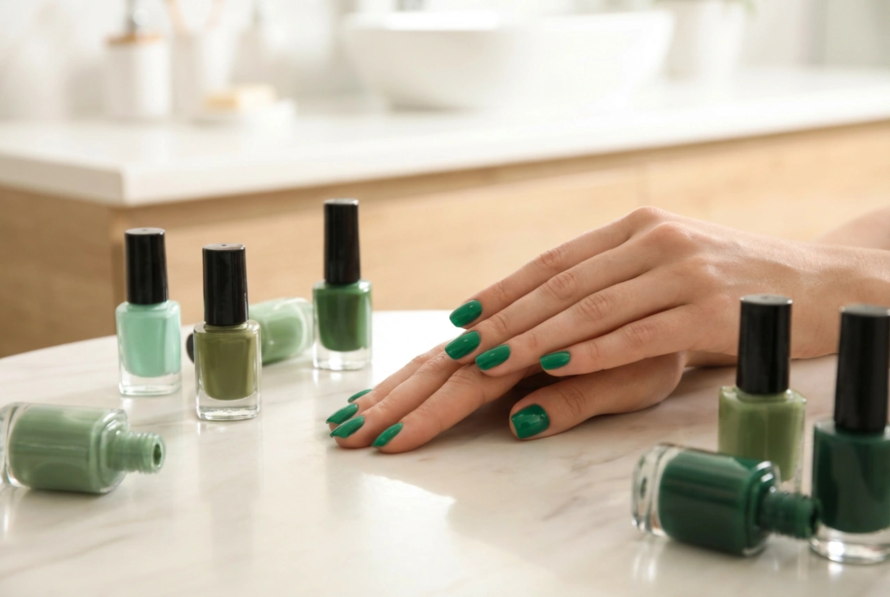 Esmalte de unha verde: como escolher o tom e fazer uma aplicação uniforme
