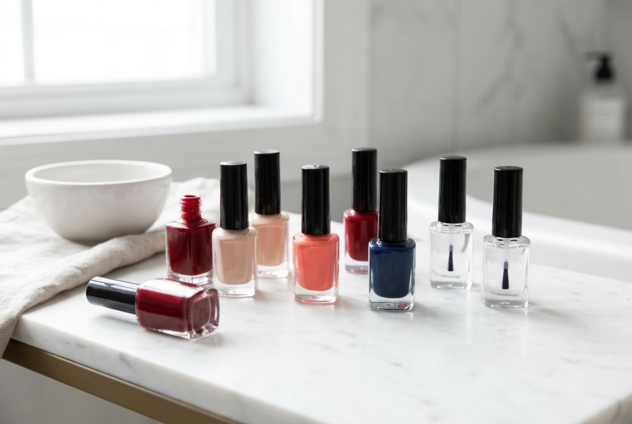 Kit de esmaltes para unhas: como combinar cores, bases e top coats