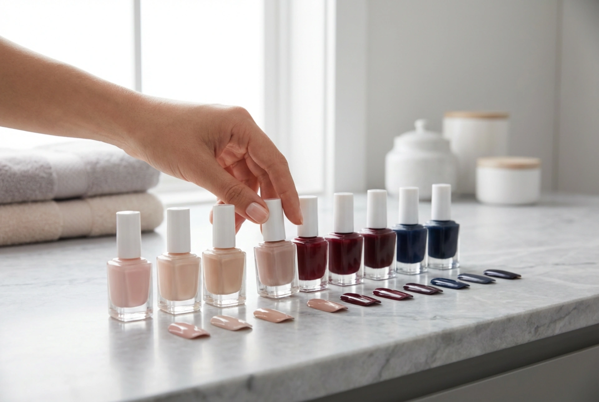 Cores de esmalte em gel para cada tom de pele e ocasião: paletas e técnicas de aplicação