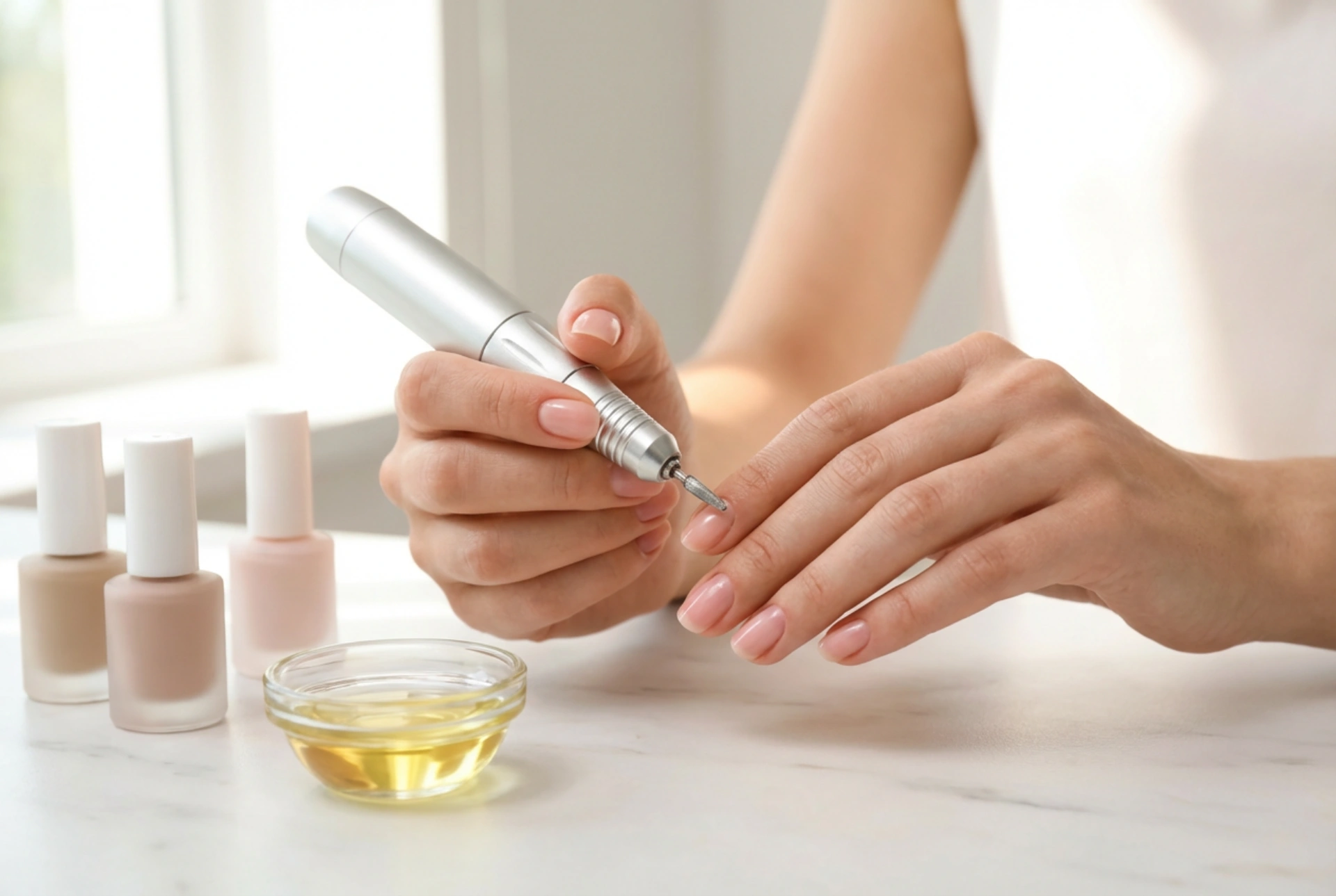 Para uso doméstico: lixa elétrica para unhas, escolha e uso