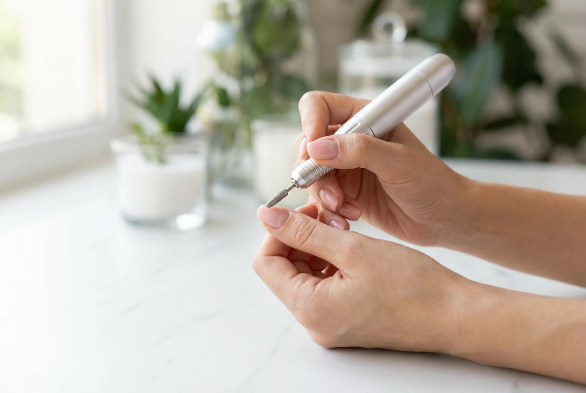 Como usar uma lixadeira de unhas: preparação, rotações e brocas