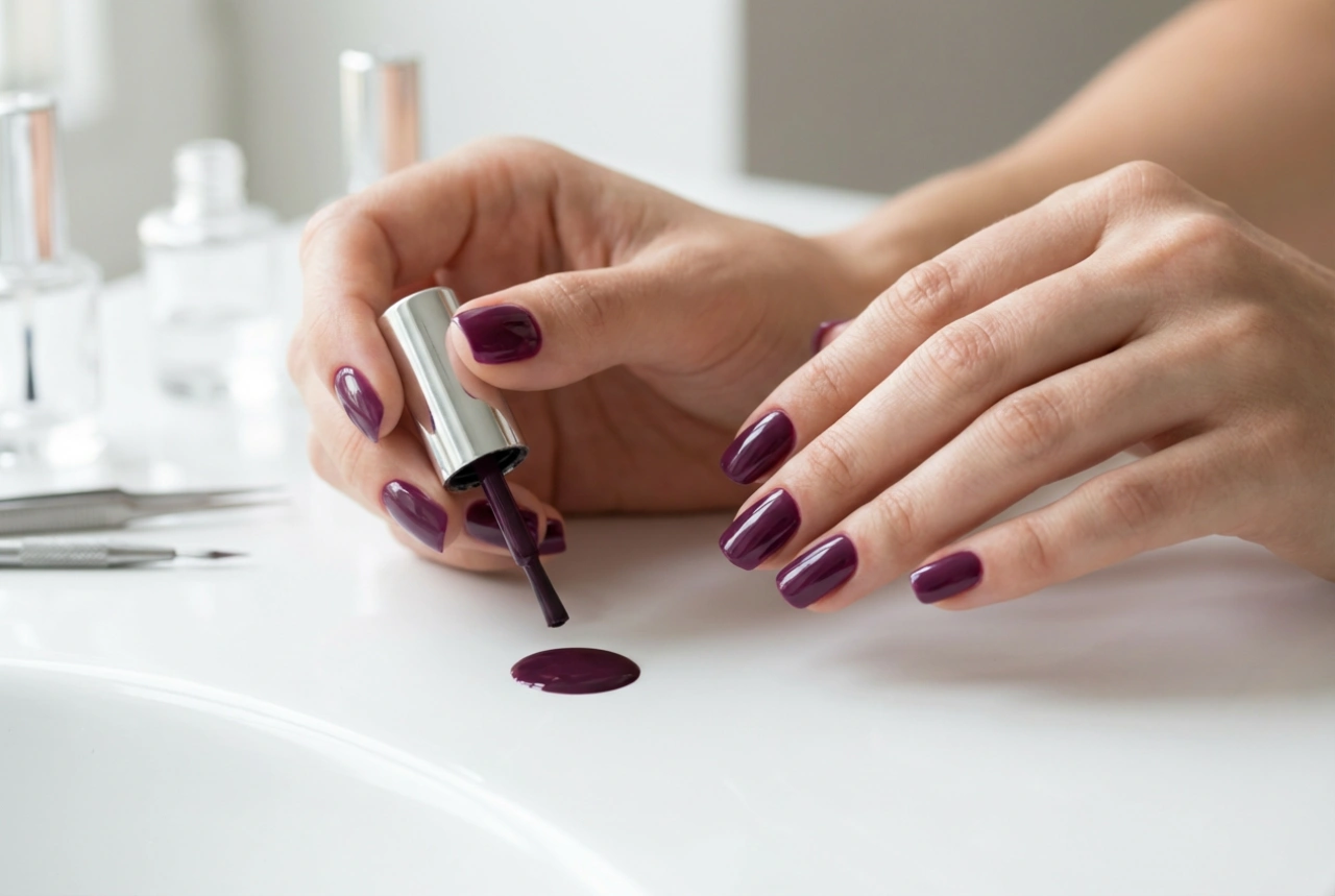 Unhas de Gel Cor de Ameixa: Preparação, Aplicação e Decorações