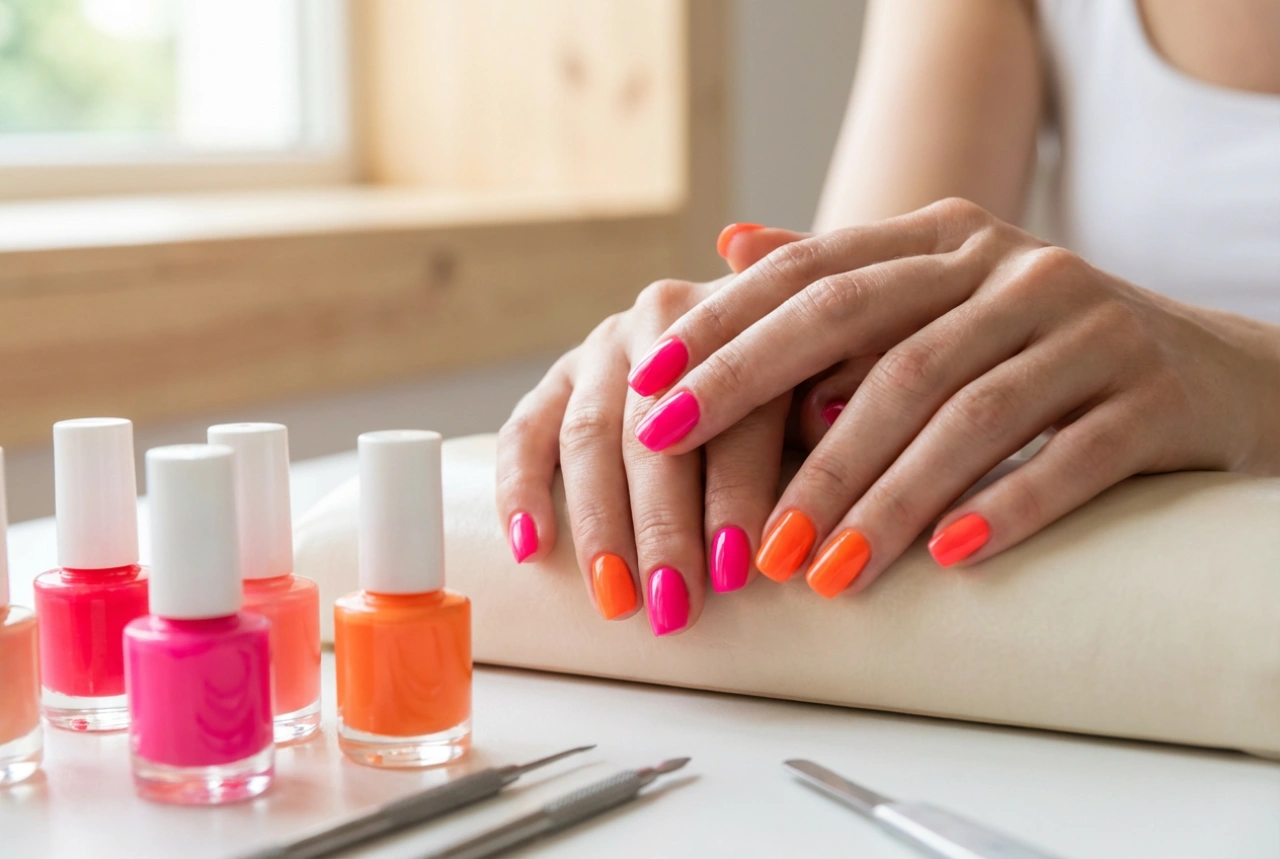 Unhas neon passo a passo: cor intensa e alta durabilidade