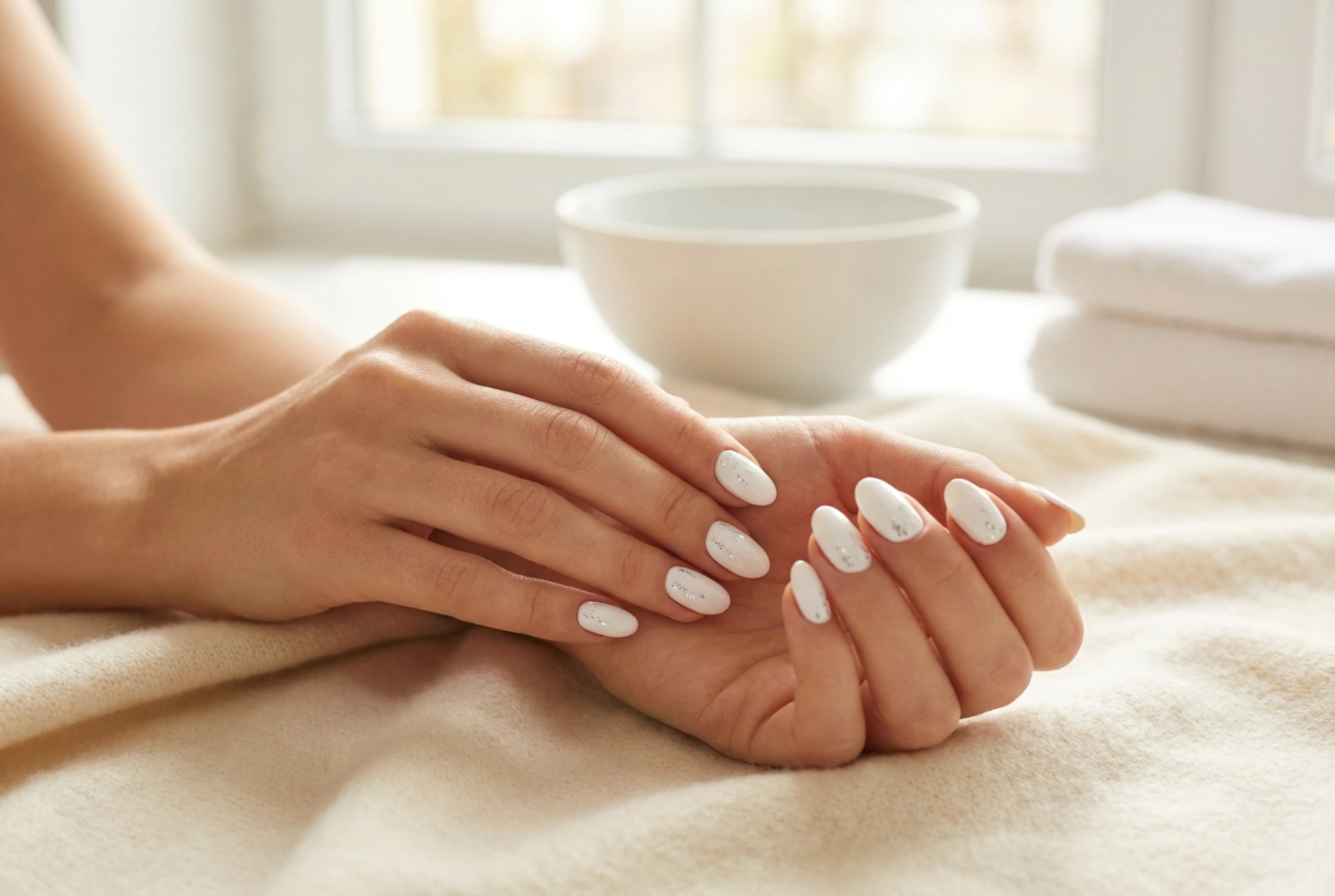 Unhas brancas natalinas: preparação, designs e finalização