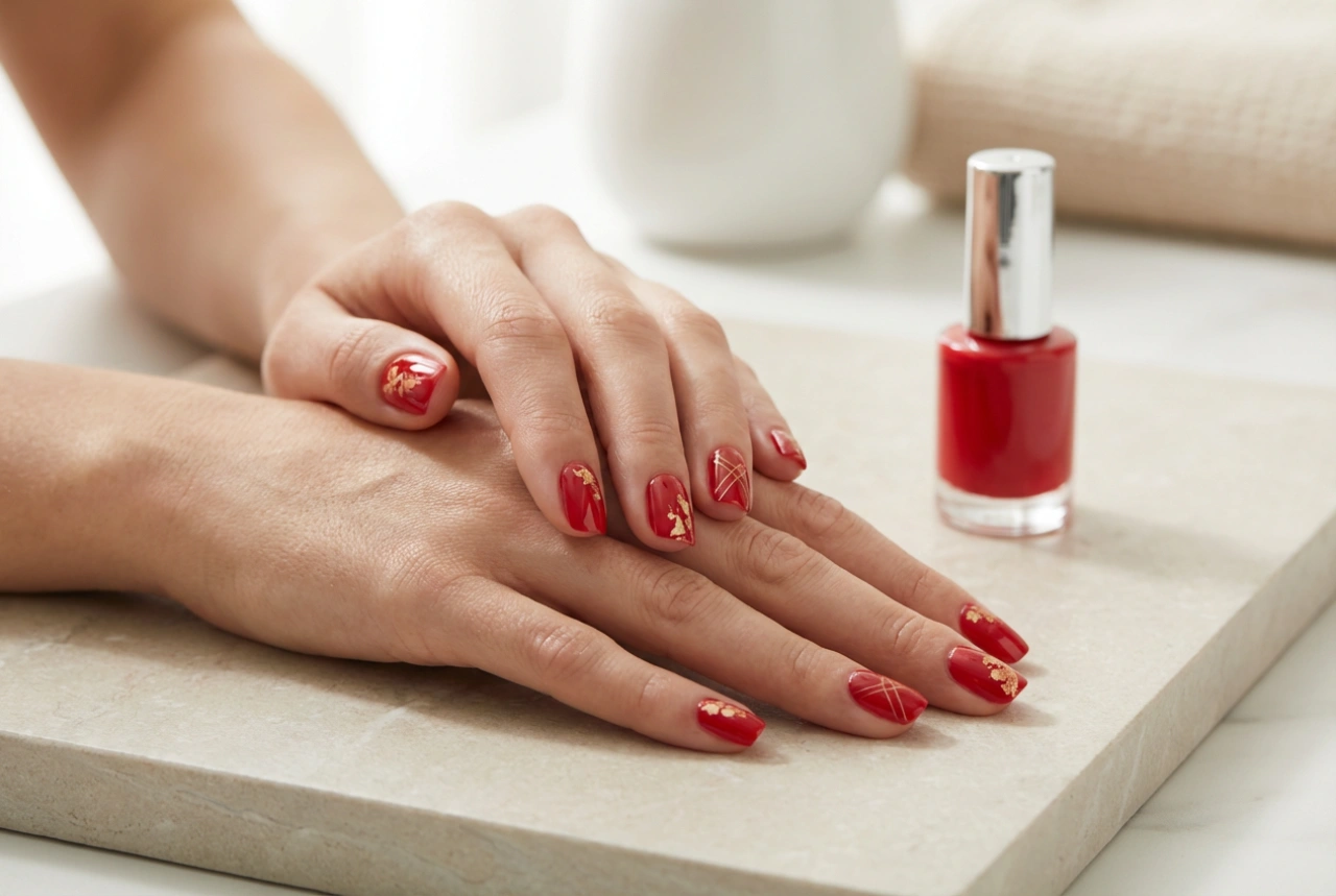Unhas vermelhas decoradas: 5 designs fáceis passo a passo
