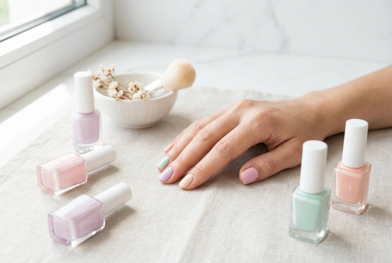 Manicure pastel: como combinar cores, disfarçar manchas e escolher o top coat
