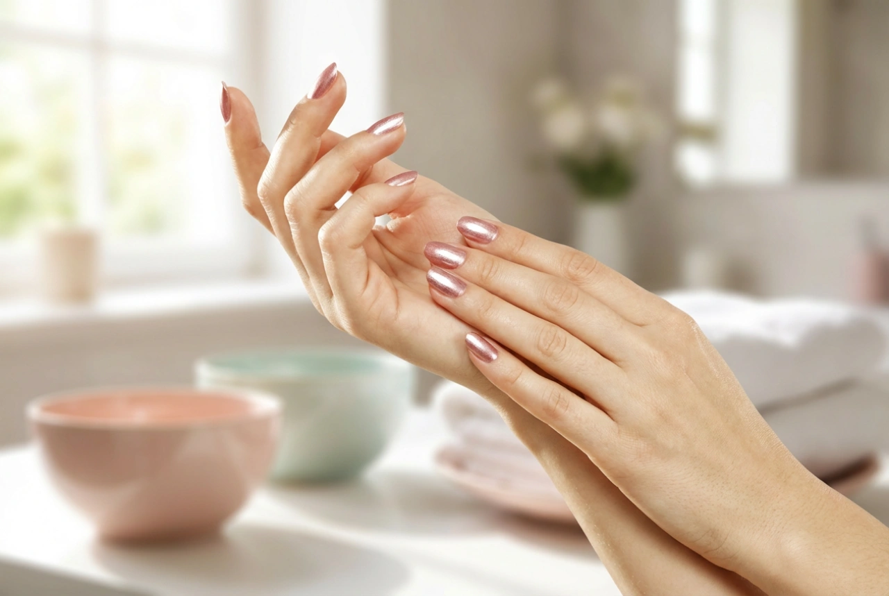 Unhas Rosa e Dourado: Como Conseguir um Efeito Elegante em Poucos Passos