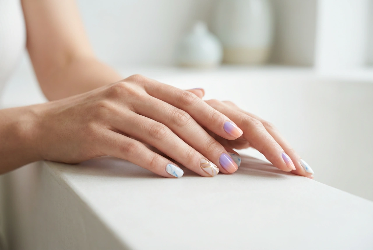 Unhas de gel coloridas: três maneiras de combinar cores e decorações