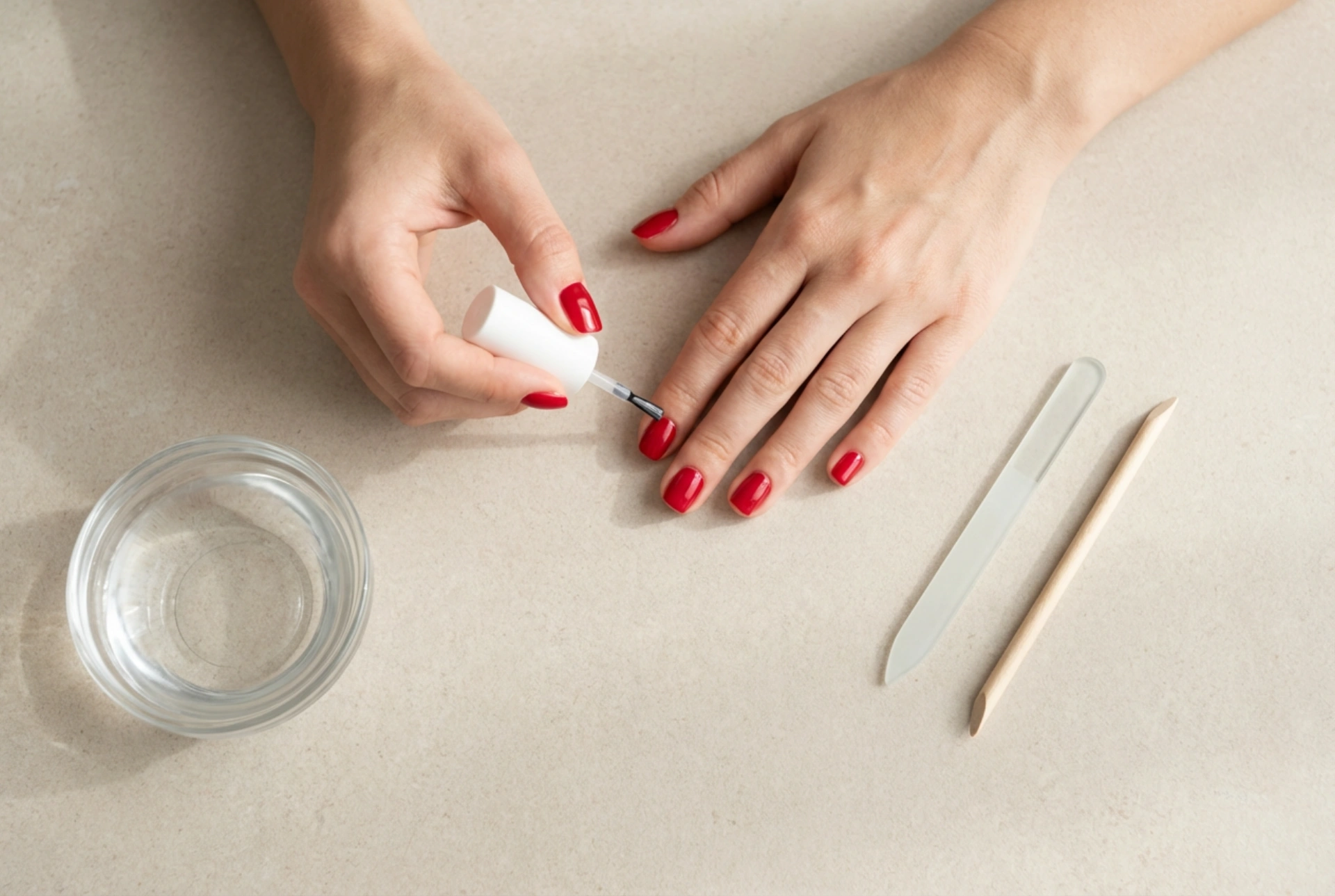 Unhas Vermelhas Perfeitas em Casa: Preparação, Aplicação e Finalização