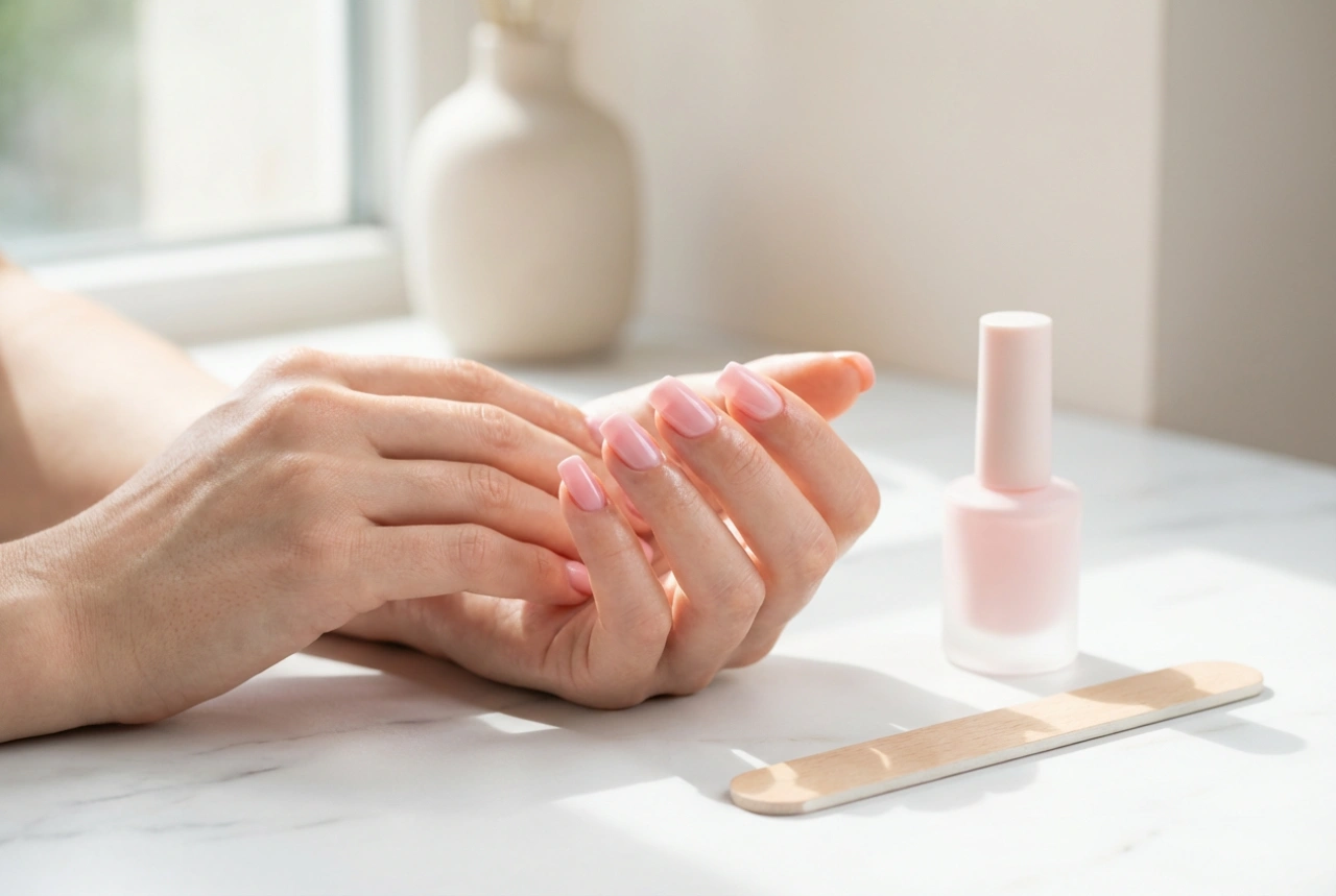 Unhas Quadradas Rosas: Como Lixar, Pintar e Cuidar das Cutículas