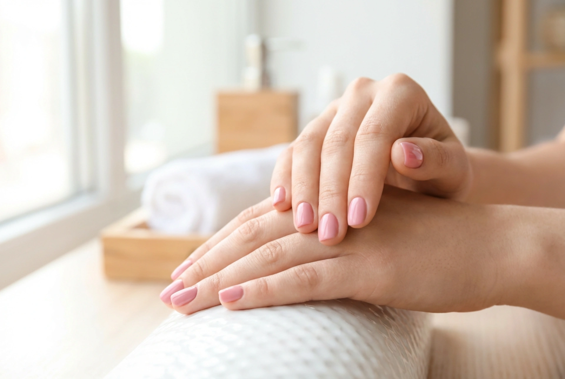 Unhas Curtas Rosa: Alongamento Óptico e Contorno Perfeito