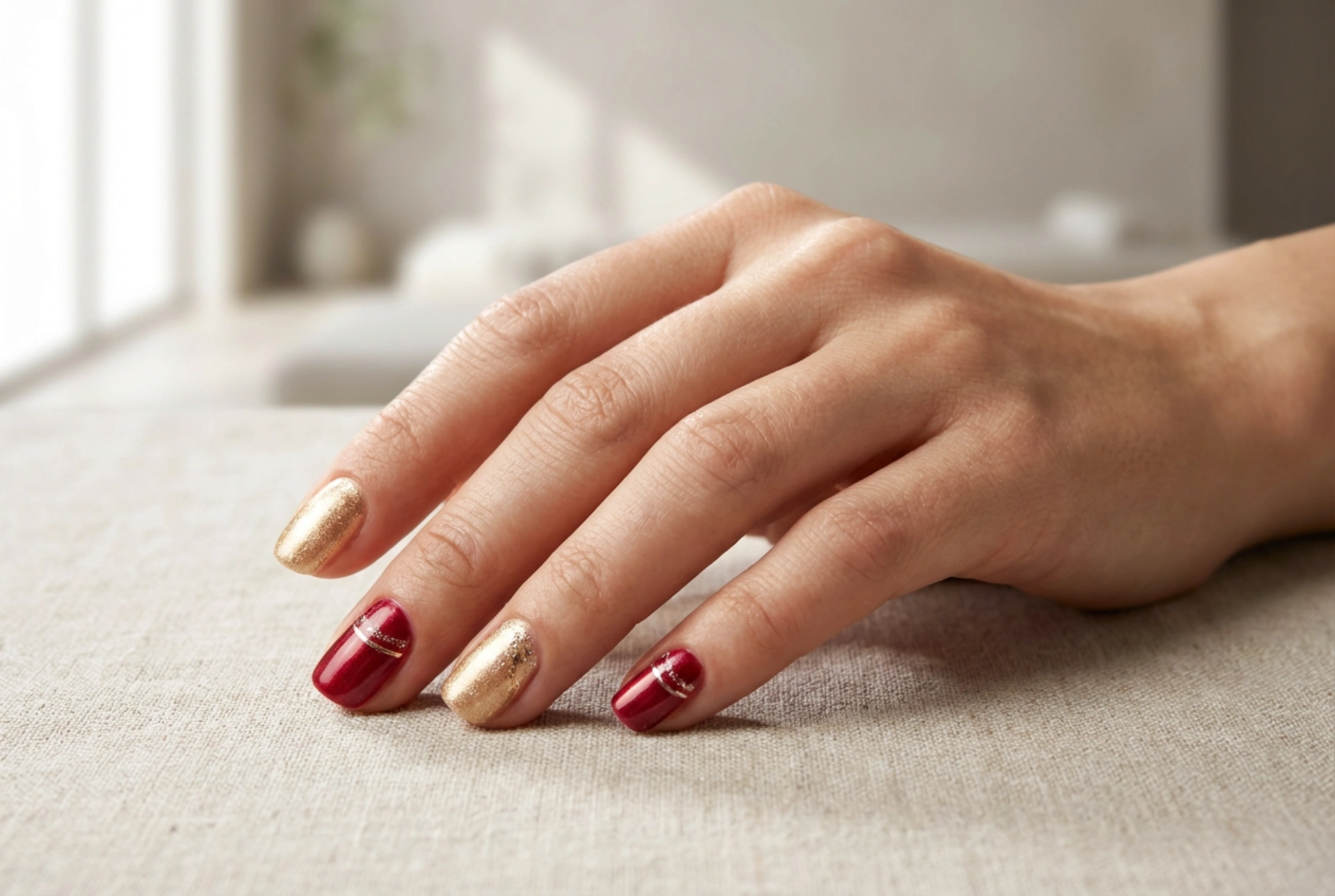 Unhas douradas e vermelhas: como combinar cores, decorações e acabamentos