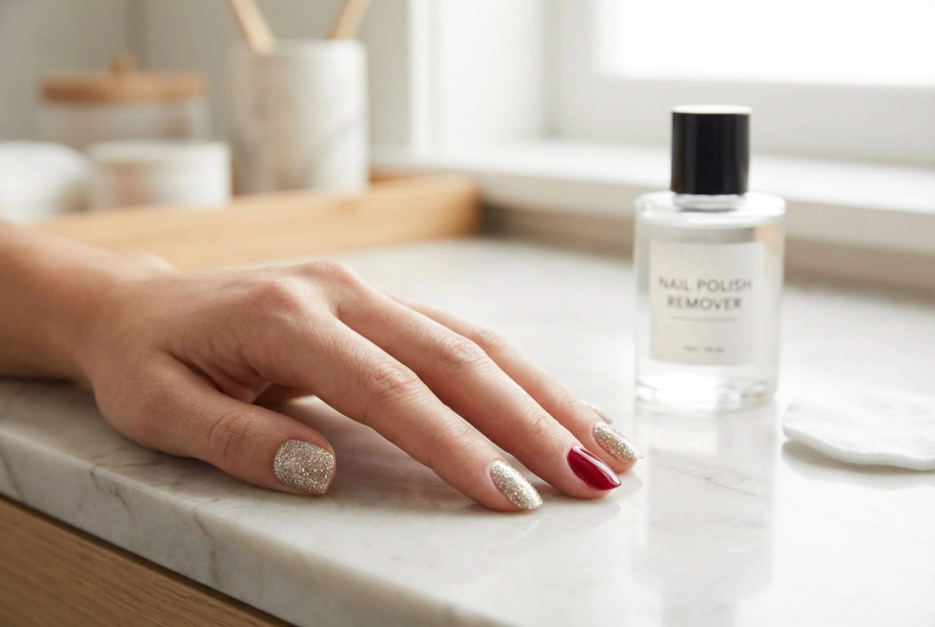 Unhas com glitter: cobertura total, destaque em uma única unha e como remover