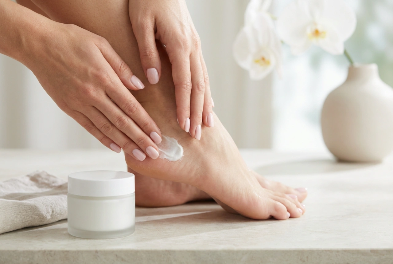 Escolha de creme com ureia para os pés: aplicação segura e eficaz