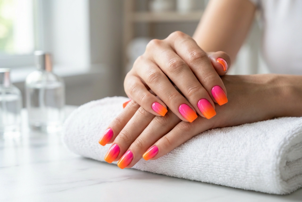 Unhas Ombré Neon: Combinando Cores Vibrantes e Sombreamento Perfeito