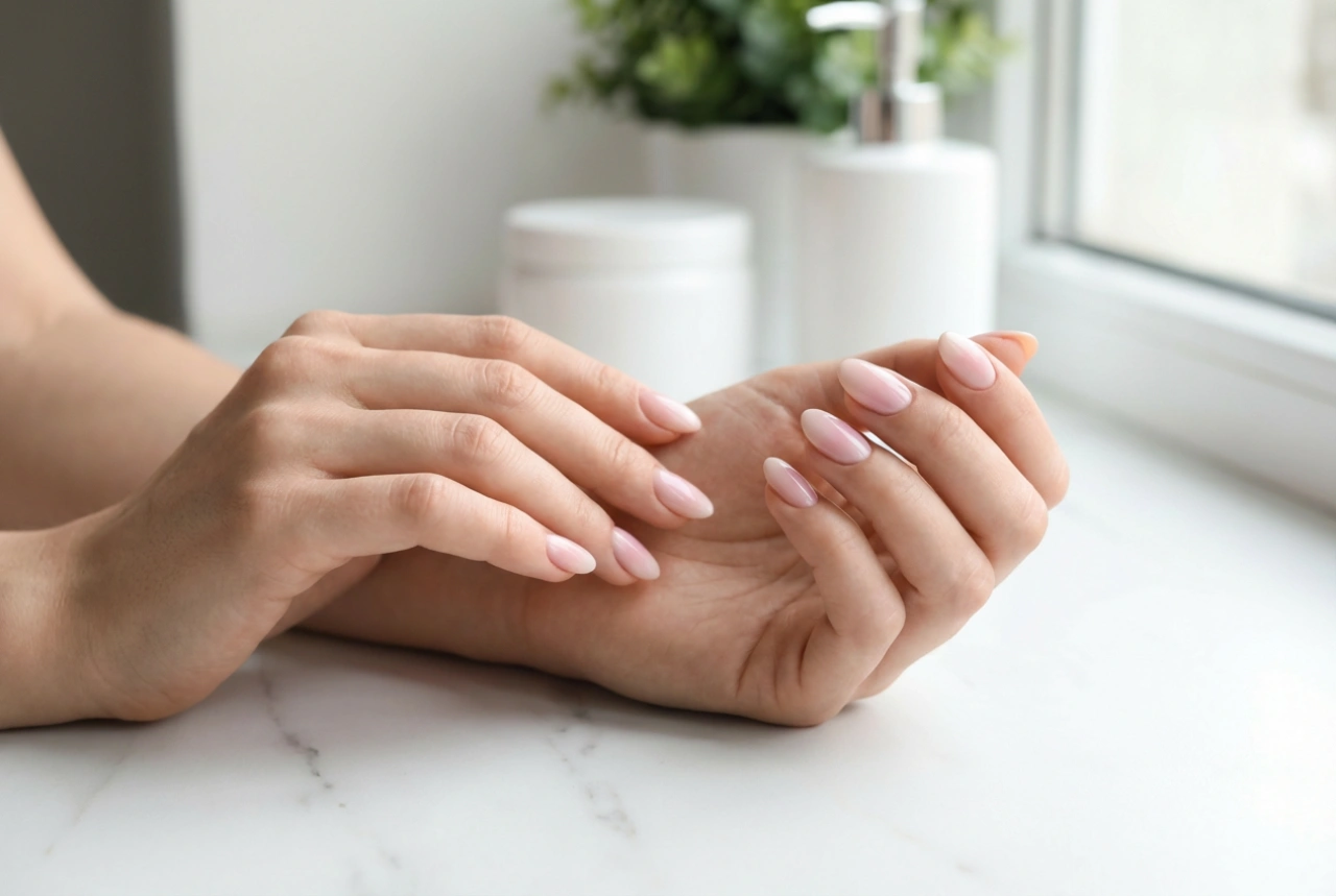 Unhas ombre claras: um gradiente delicado em tons pastel e nude