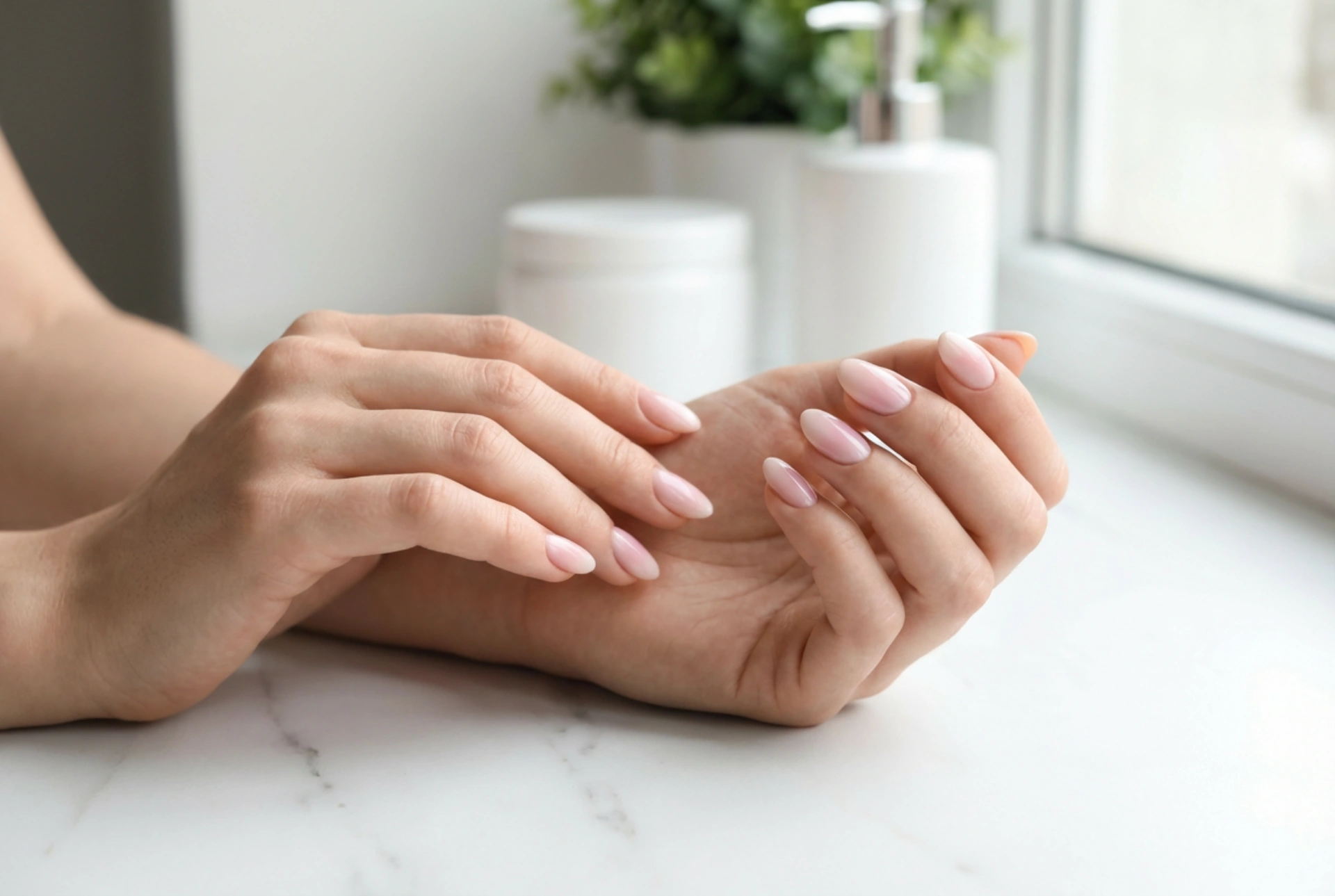 Unhas ombre claras: um gradiente delicado em tons pastel e nude