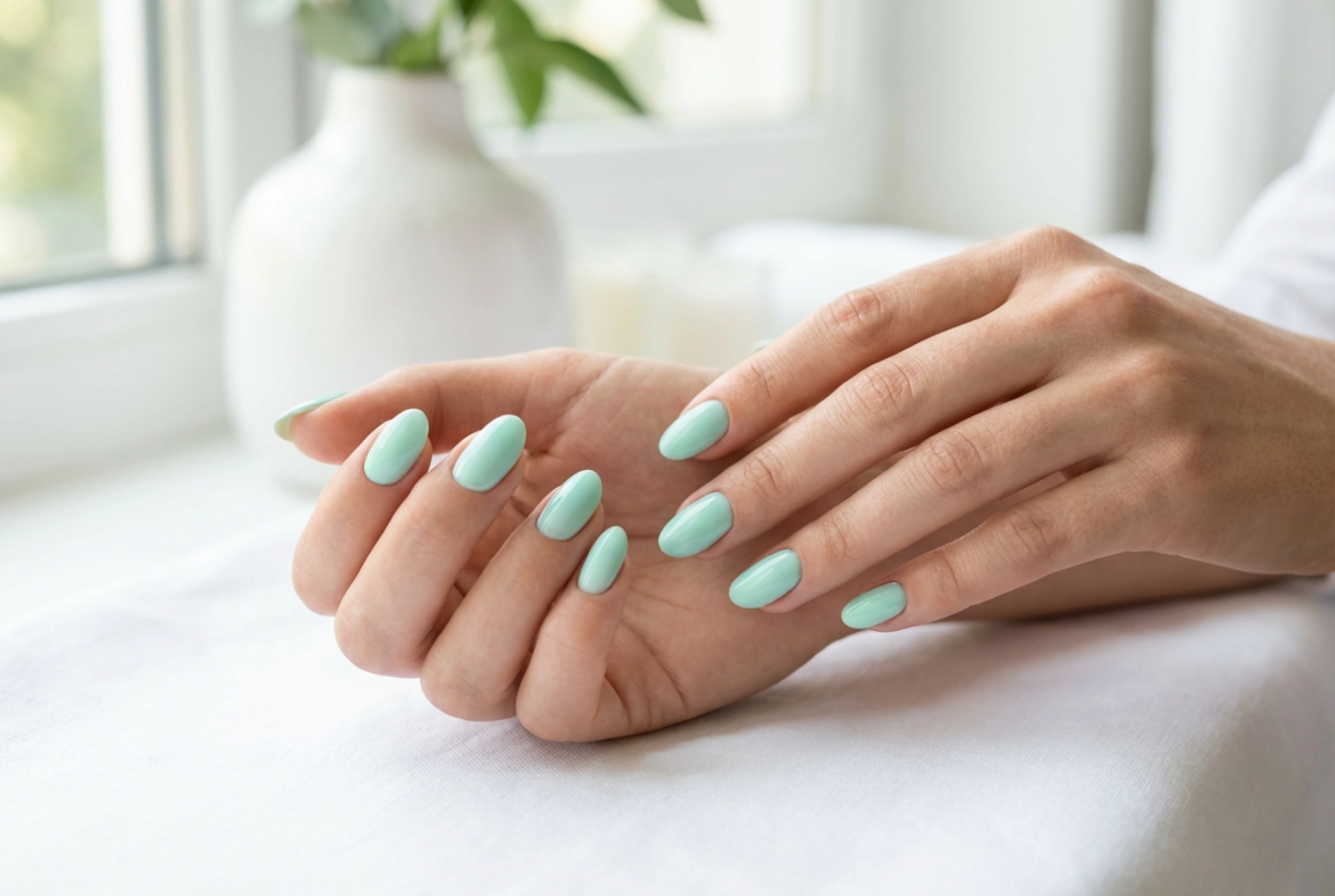 Unhas menta ombre: um degradê fresco e suave para o verão