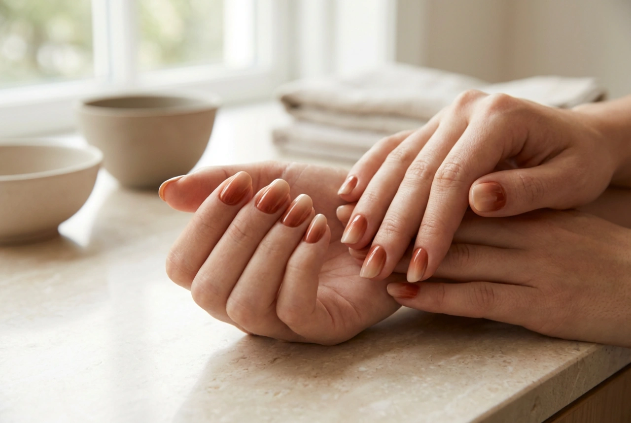 Manicure Sazonal: Unhas Ombré de Outono Passo a Passo