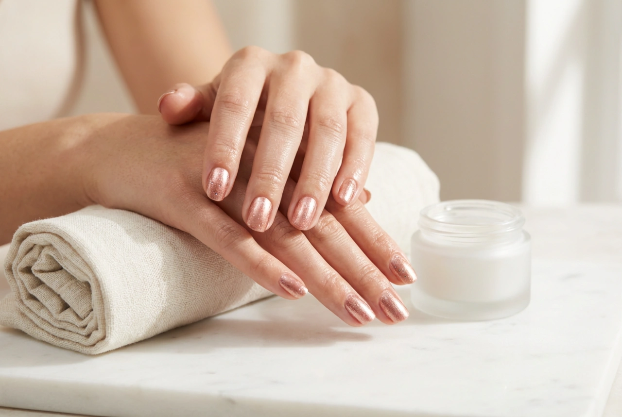 Unhas em ouro rosé: como combinar tons e adicionar brilho