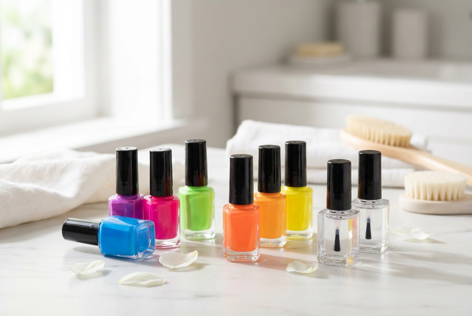 Esmaltes em gel neon: cobertura intensa, bases e finalizadores ideais