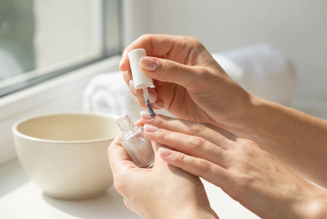 Esmalte Híbrido com Glitter: Métodos de Aplicação e Camadas Comprovadas