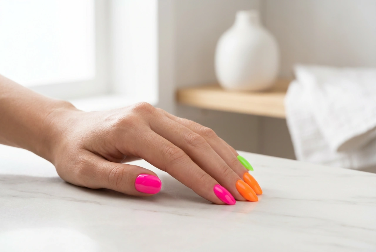 Esmalte em Gel Neon: Cobertura Intensa e Proteção da Cor