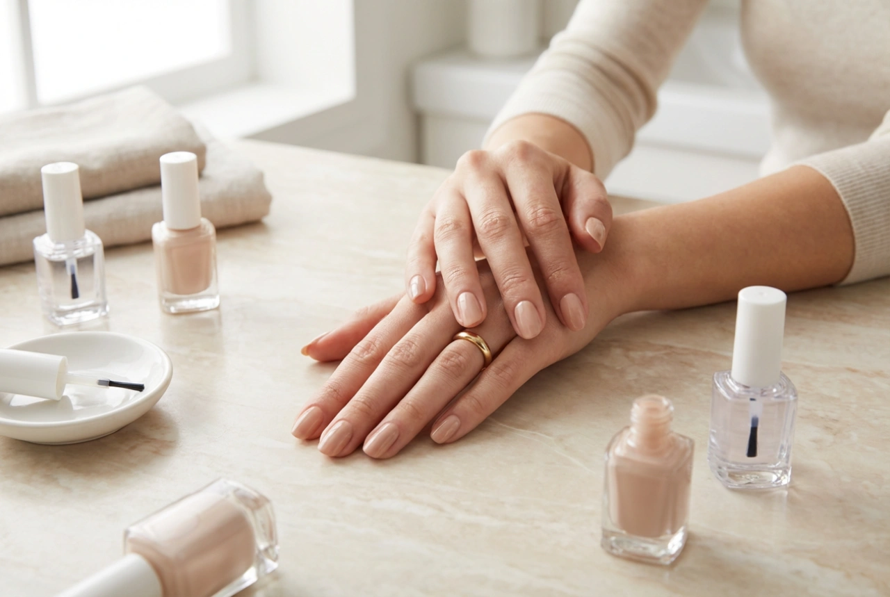 Verniz clássico sem manchas: camadas, tempo de secagem e top coat