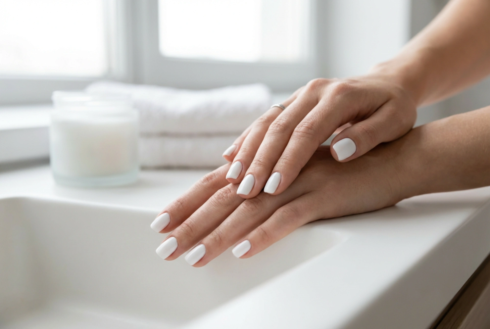 Esmalte em gel branco sem manchas: truques para cobertura total e linhas limpas