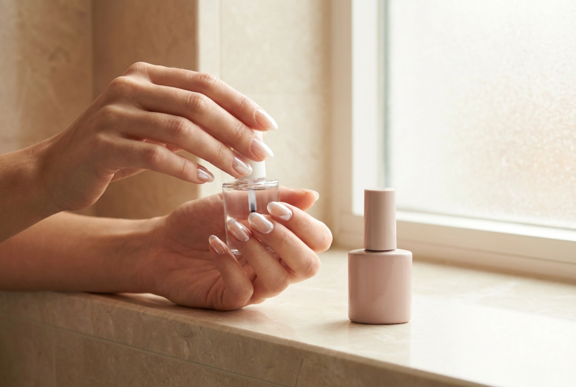 Unhas de gel sem lâmpada? Efeito gel passo a passo com esmalte clássico