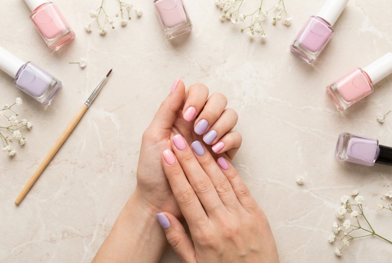 Unhas de gel para a primavera: cores da estação, preparação e decorações