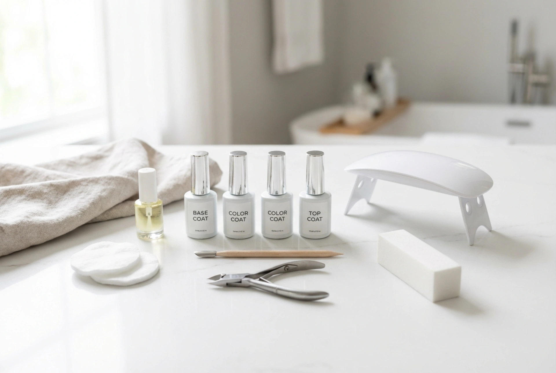 Kit inicial para unhas de gel: o que comprar para começar e como fazer sua primeira manicure