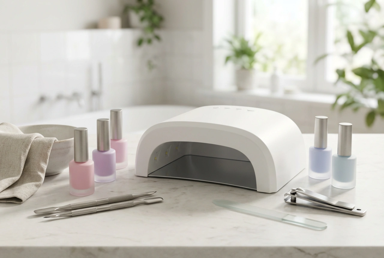 Lâmpadas UV para unhas: potência, tempo de cura e regras de uso seguro