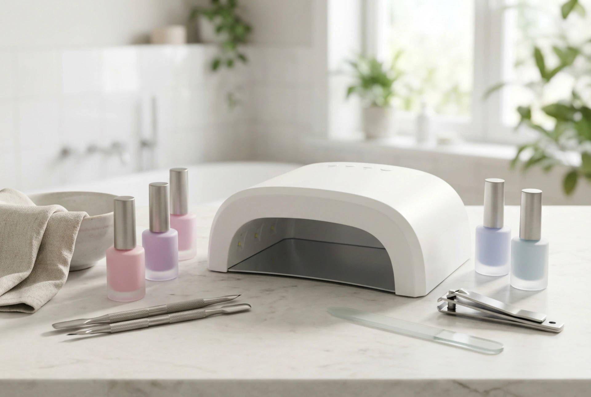 Lâmpadas UV para unhas: potência, tempo de cura e regras de uso seguro