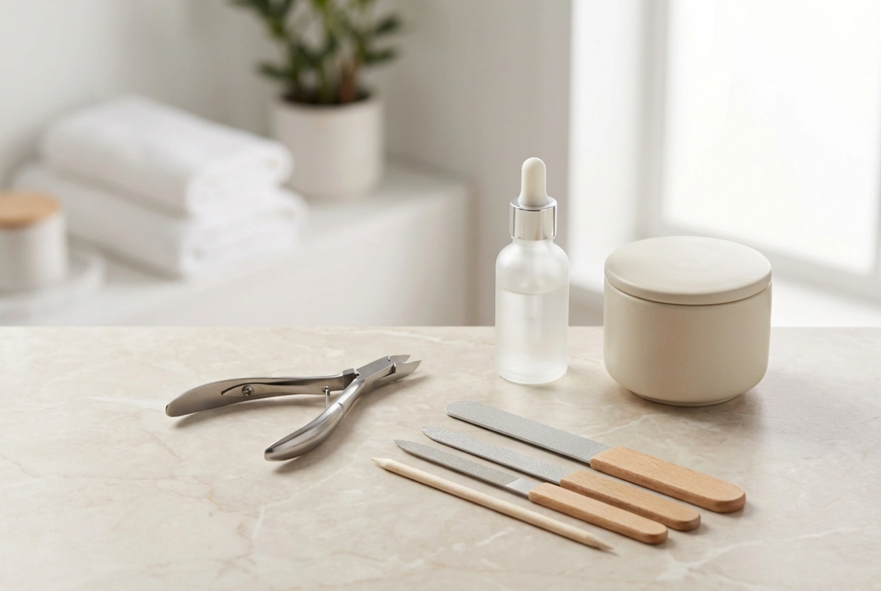 Kit de manicure em casa: ferramentas básicas, desinfecção e armazenamento