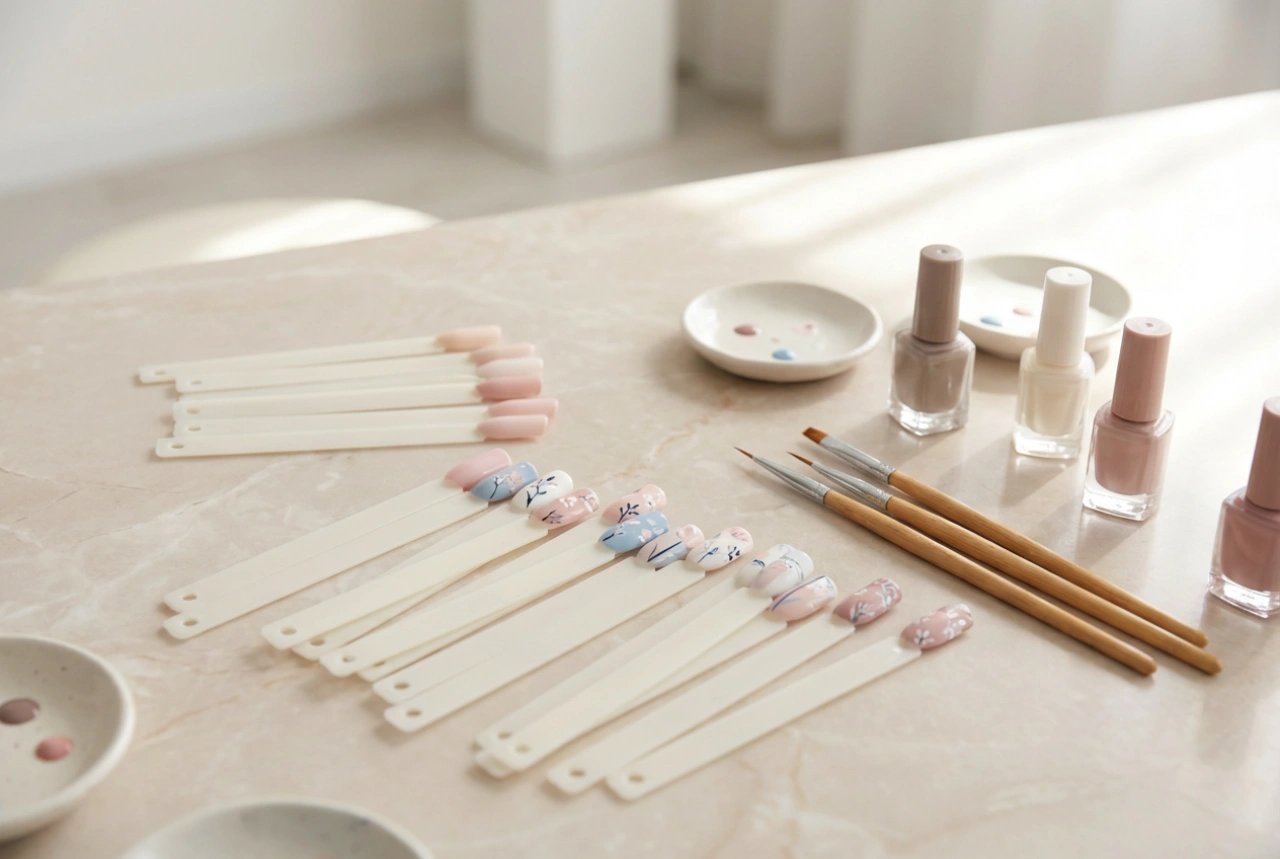 Tips para unhas: para prática e amostras, como preparar e pintar