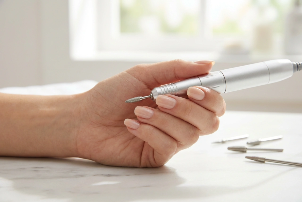Lixadeira elétrica para cutículas e unhas: uso seguro, brocas e técnicas de preparação