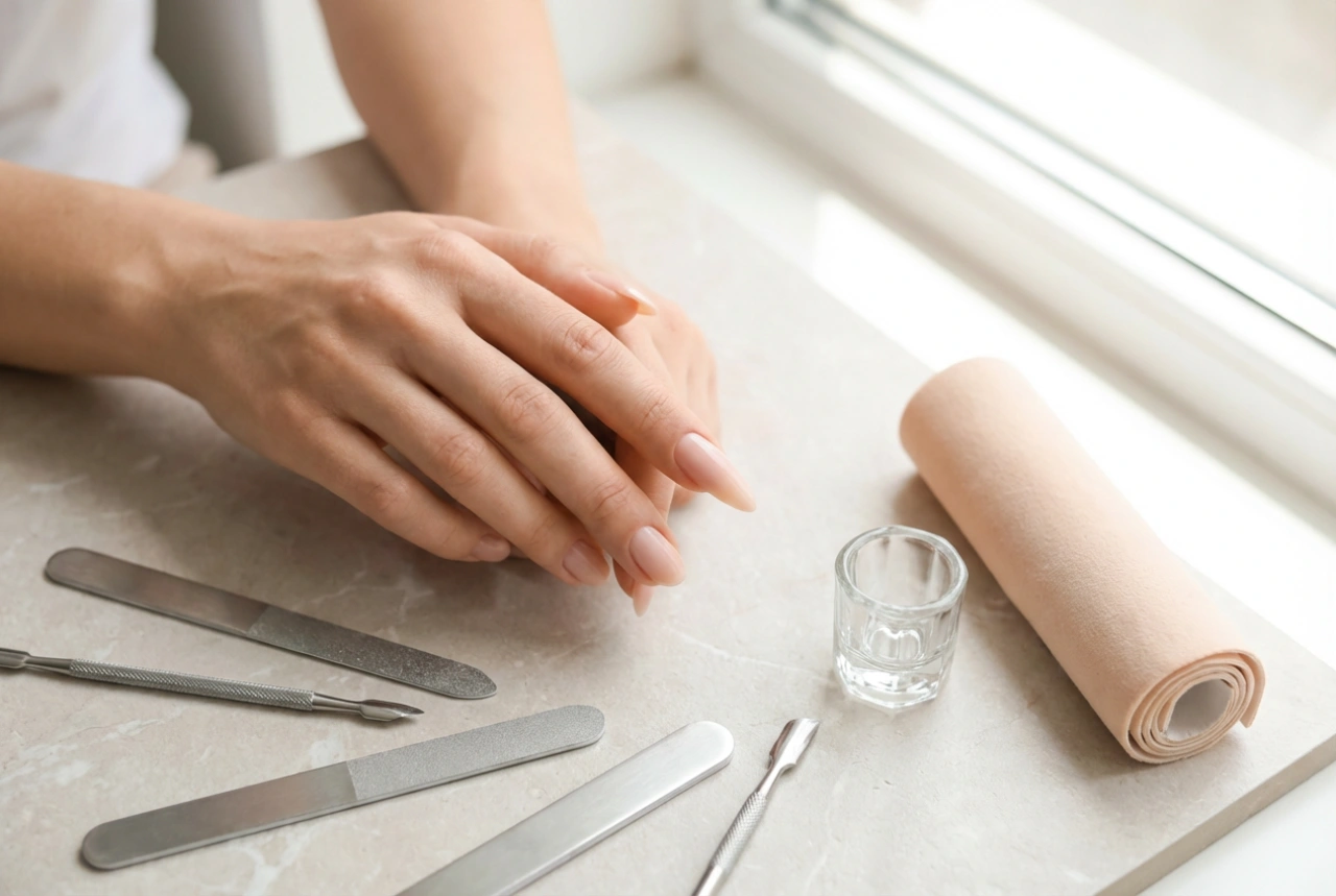 Alongamento de Unhas no Molde Passo a Passo: Preparação, Construção e Lixamento