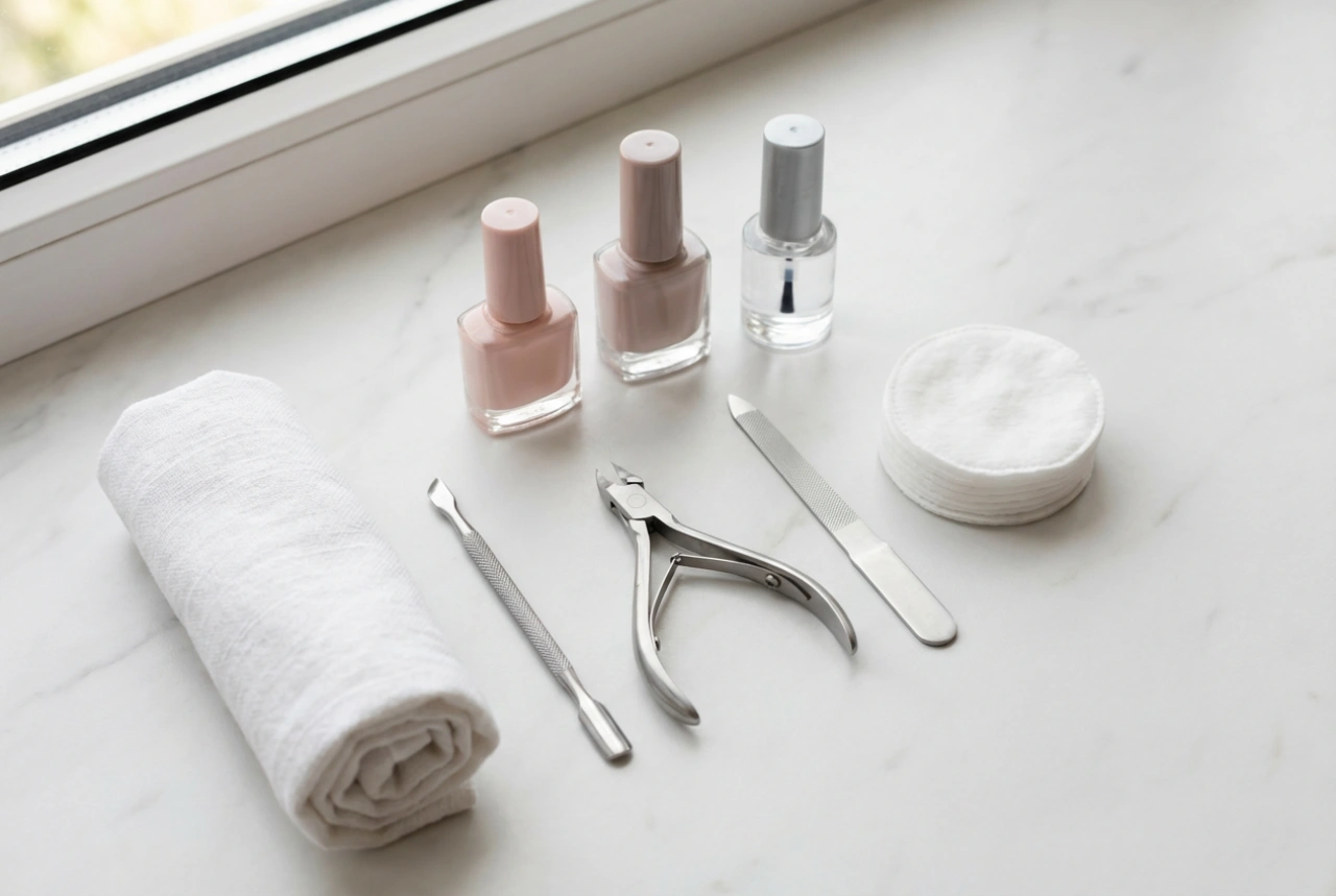Equipamentos para fazer unhas em casa: itens essenciais e regras de segurança
