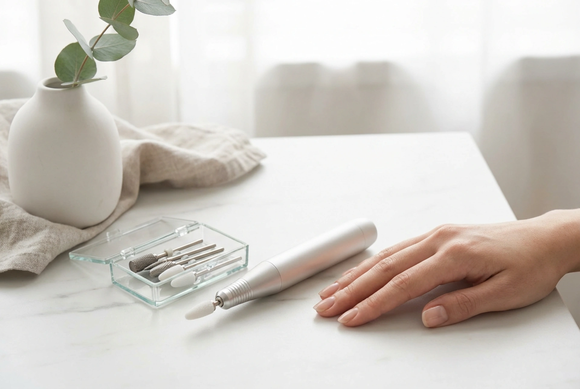 Como escolher uma lixadeira de unhas potente e preparar a superfície com segurança