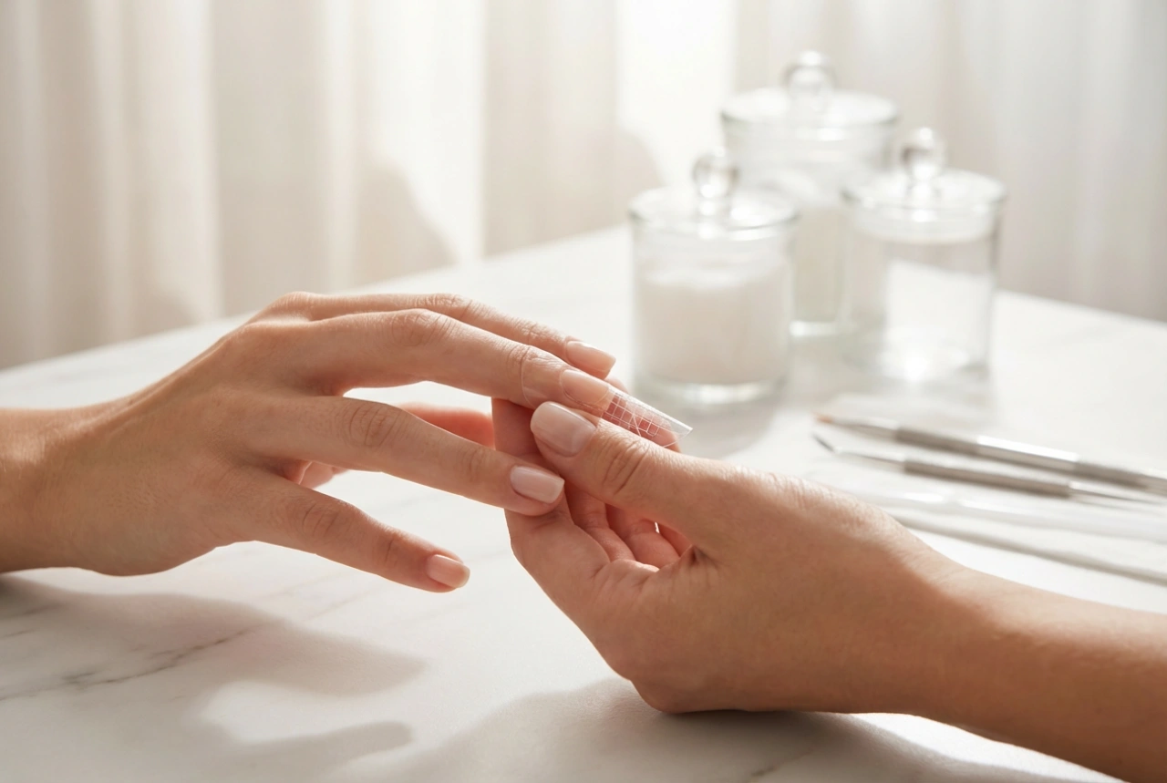 Moldes adesivos para alongamento de unhas: como ajustar e usar na estrutura
