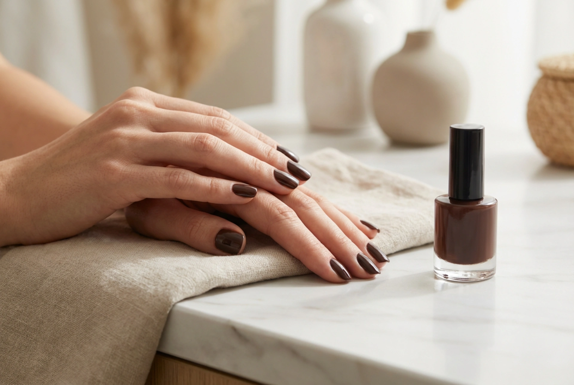 Esmalte chocolate: como usar e aplicar de forma uniforme