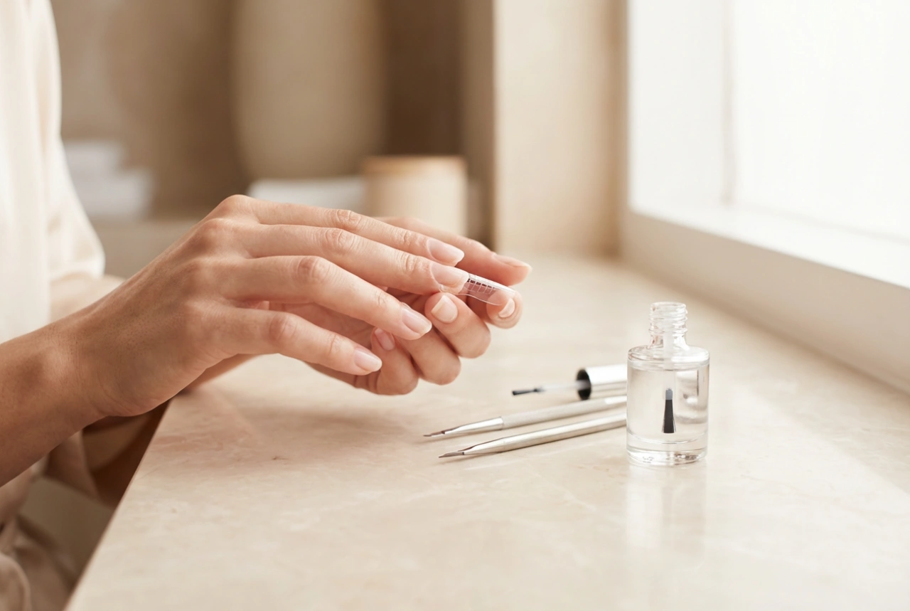 Moldes adesivos para alongamento de unhas: como aplicar e modelar o formato