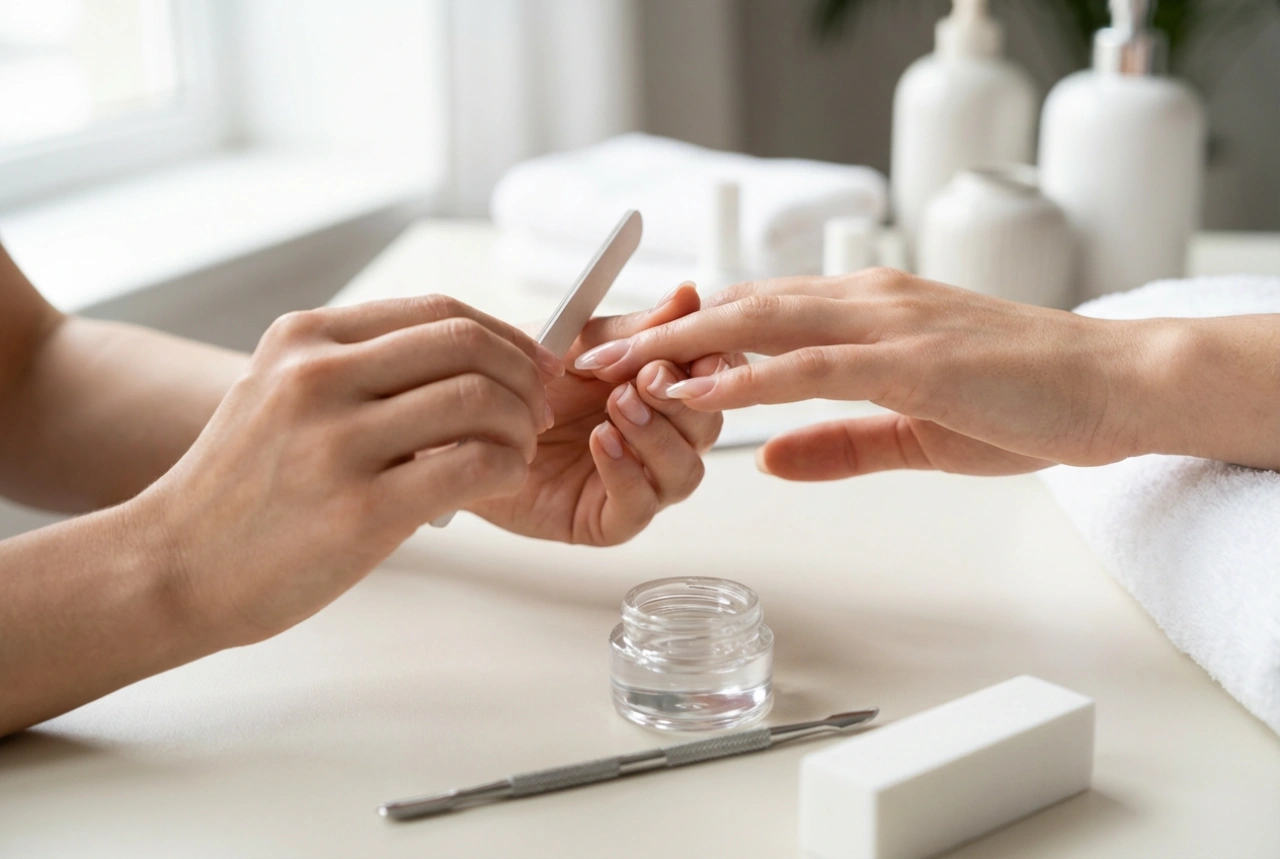 Gel sobre tips: preparação da unha, arquitetura e lixamento
