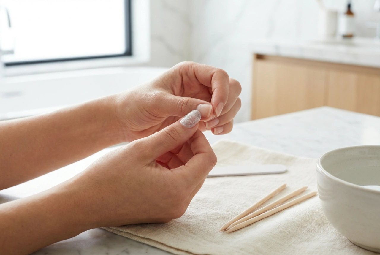 Adesivos de gel para unhas: como aplicar perfeitamente sem bolhas
